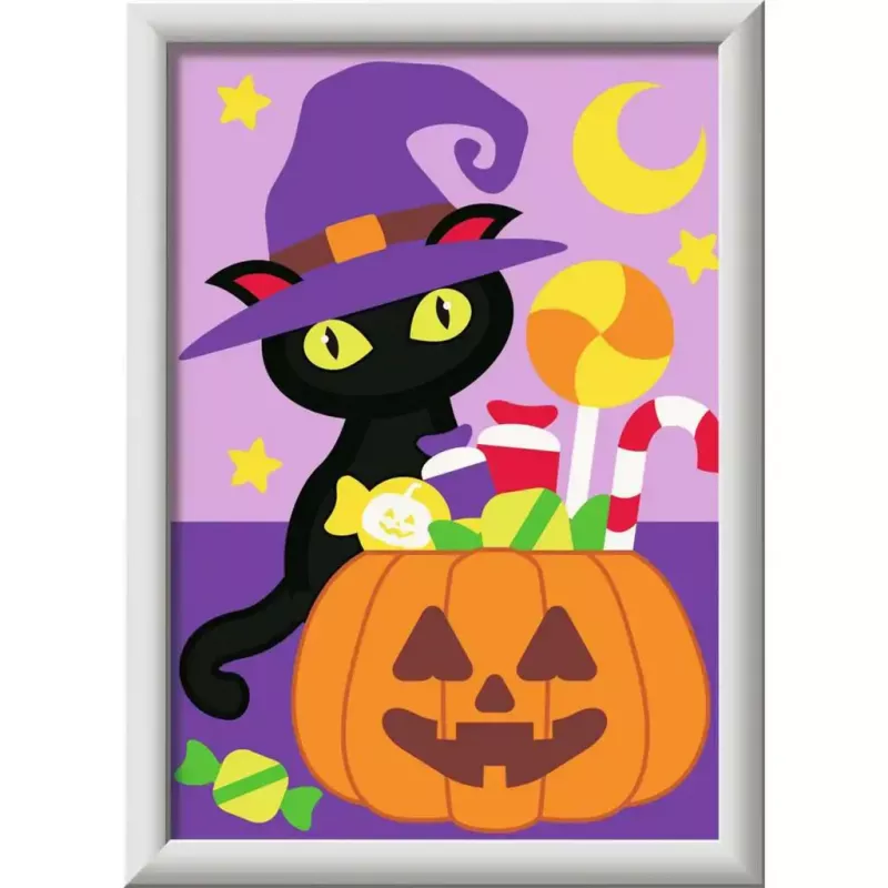 Set de pintura Ravensburger CreArt – «Trick or Treating» (set de pintura para niños)