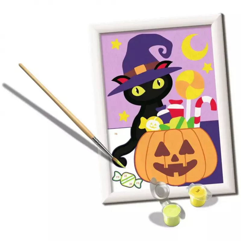 Set de pintura Ravensburger CreArt – «Trick or Treating» (set de pintura para niños)