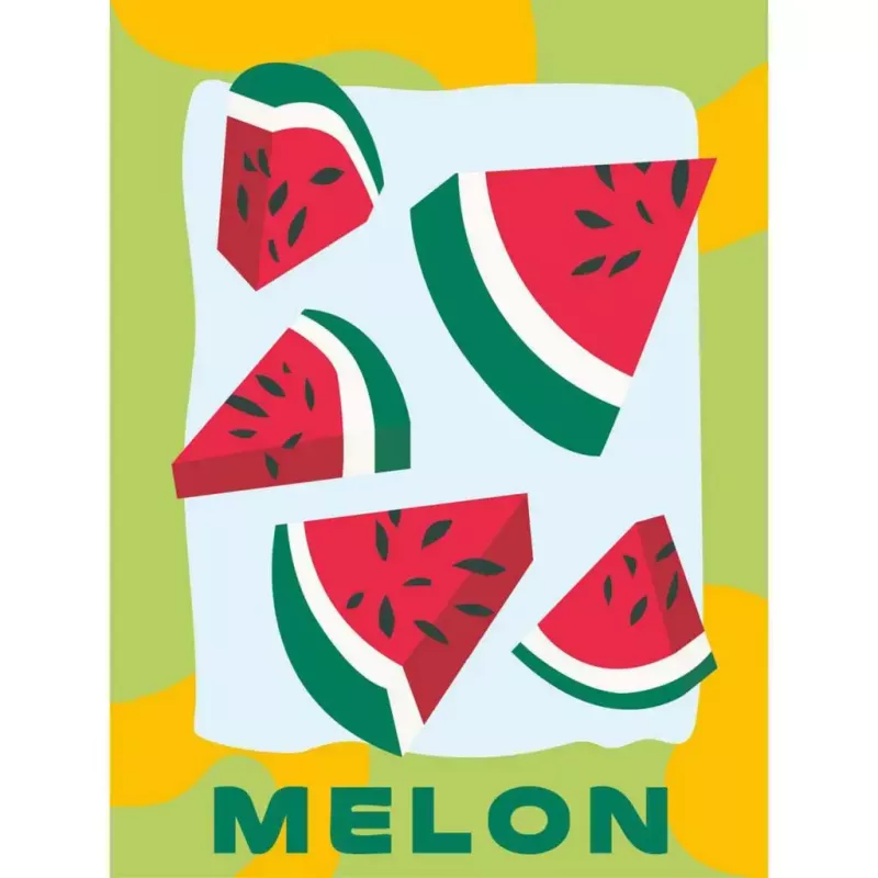 Set de pintar por números Ravensburger CreArt – Melones (diseño), Ravensburger 25516