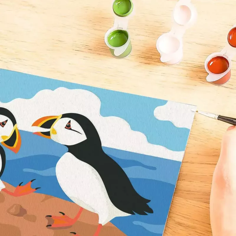 Set de pintura Ravensburger CreArt Puffins