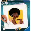 Set de pintar por números Ravensburger CreArt Retrato de mujer, modelo 23669 – motivo retrato, set de manualidades