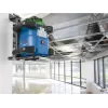 Bosch GRL 650 CHVG Professional nivel láser rotativo a batería, 70 m, láser verde, 18 V, con batería ProCORE18V 4,0 Ah, soporte y maletín, azul