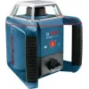 Bosch GRL 400 H Professional set de nivel láser rotativo, alcance 400 m (con receptor), láser rojo, con receptor LR 1, trípode BT 152 y maletín, azul