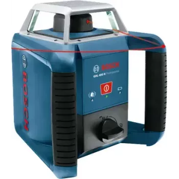 Láser rotativo Bosch GRL 400 H 400 m alcance 0,08 mm/m precisión