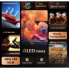 Hisense 43E77Q 109,2 cm (43") QLED 4K Ultra HD Smart TV, VIDAA, Dolby Vision, Wi-Fi, triple sintonizador, negro