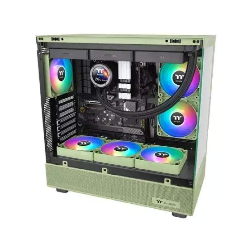 Thermaltake CT120 ARGB Sync ventilador de caja 120 mm, 500-2000 rpm, Hydrangea Blue, 2 uds.