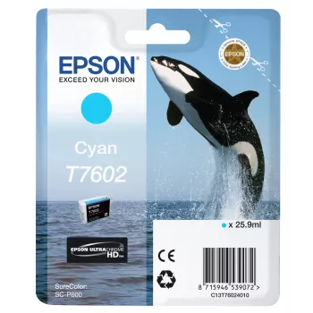 Cartucho de tinta Epson T7602 cian