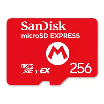 Tarjeta microSD Express NINTENDO 256 GB para Nintendo Switch 2, diseño Mario