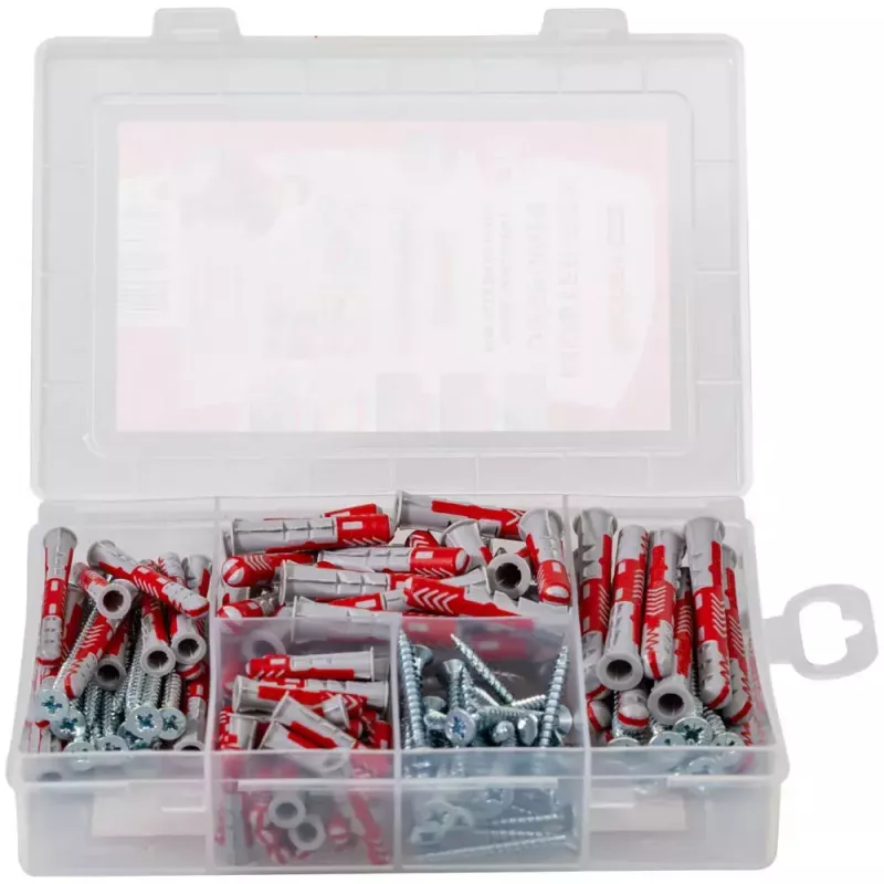 Set de tornillos y tacos Fischer 540299