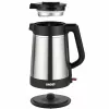 Unold 18715 hervidor de agua 1,5 L 1800 W negro, acero inoxidable