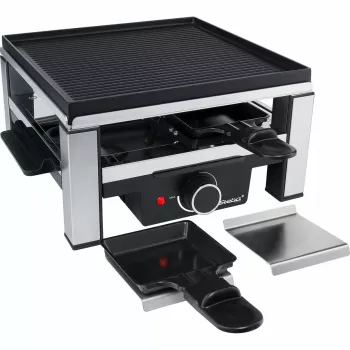 Raclette de fundición RC 104 negro/acero inoxidable