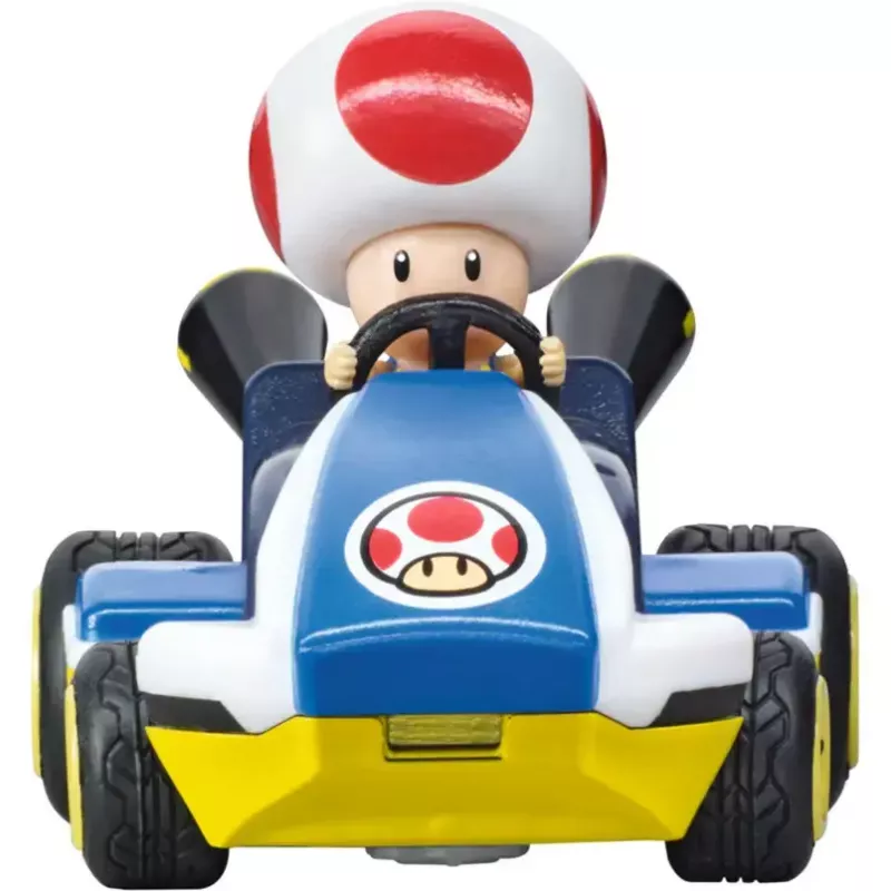Coche teledirigido de juguete CARRERA Mario Kart Mini RC – Toad Paperbox, 2,4 GHz