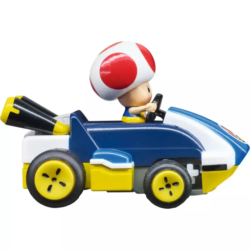 Coche teledirigido de juguete CARRERA Mario Kart Mini RC – Toad Paperbox, 2,4 GHz