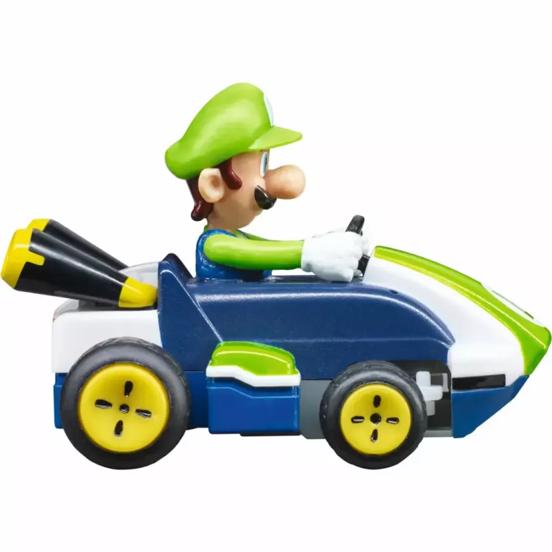 Coche teledirigido CARRERA Mario Kart Mini 2,4 GHz – Luigi Paperbox