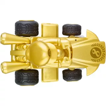 Coche radiocontrol CARRERA Mario Kart Mini RC — Mario Gold Gold, 2,4 GHz, caja de papel