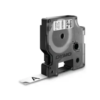 Etiquetas DYMO Authentic D1 Durable | Impresión negra sobre cinta blanca | 12 mm x 5,5 m | Cinta de etiquetas de alto rendimiento para impresoras de etiquetas LabelManager