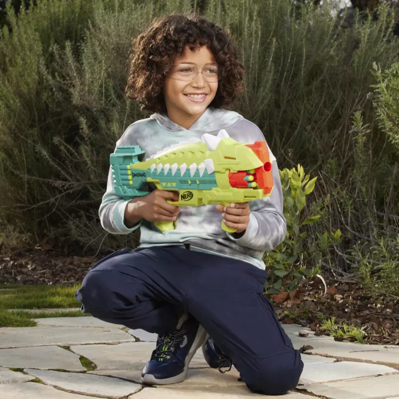 Nerf DinoSquad Armorstrike, bláster de juguete, 8 años, 99 años, dinosaurio, 1 kg