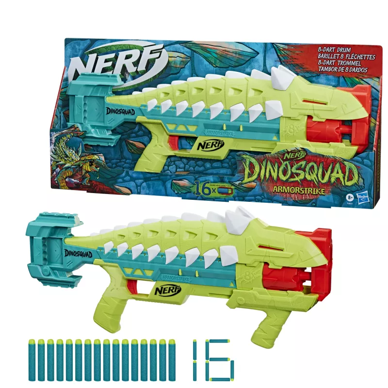Nerf DinoSquad Armorstrike, bláster de juguete, 8 años, 99 años, dinosaurio, 1 kg