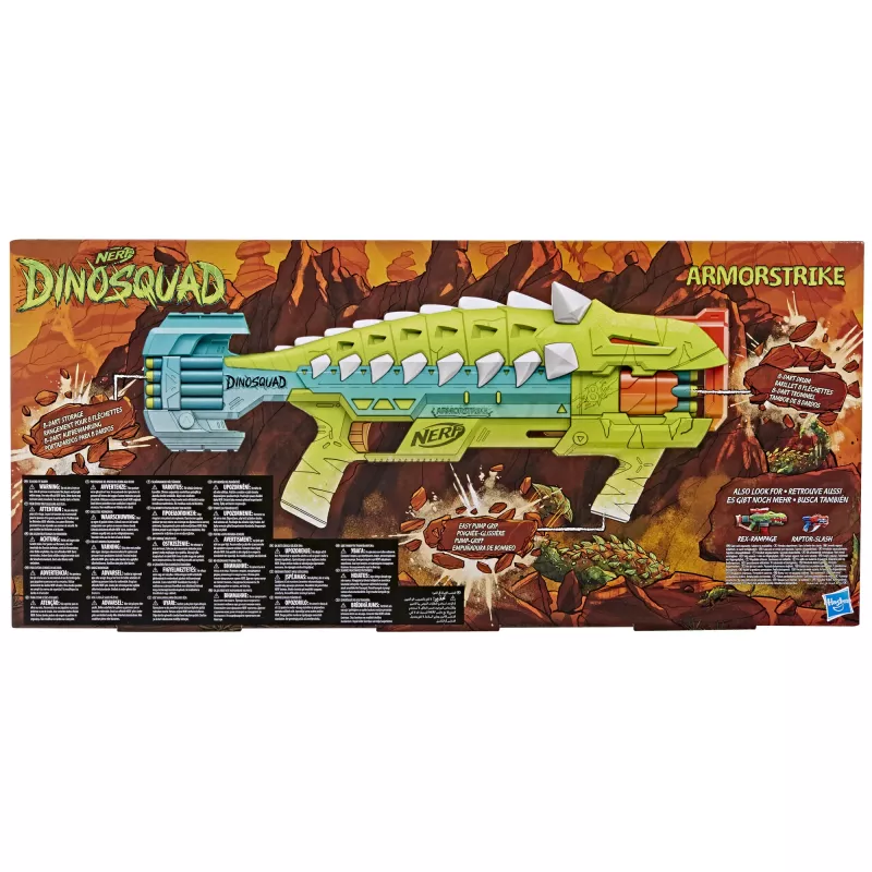 Nerf DinoSquad Armorstrike, bláster de juguete, 8 años, 99 años, dinosaurio, 1 kg