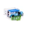 Coche Siku Ford F150 Metal Plástico Azul Verde Blanco 3+ años