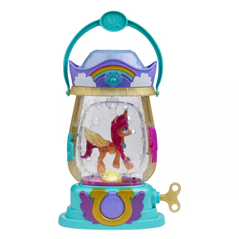 My Little Pony : Una nueva generación – Linterna Sparkle Reveal Sunny Starscout – Juguete luminoso con 25 piezas, sorpresas
