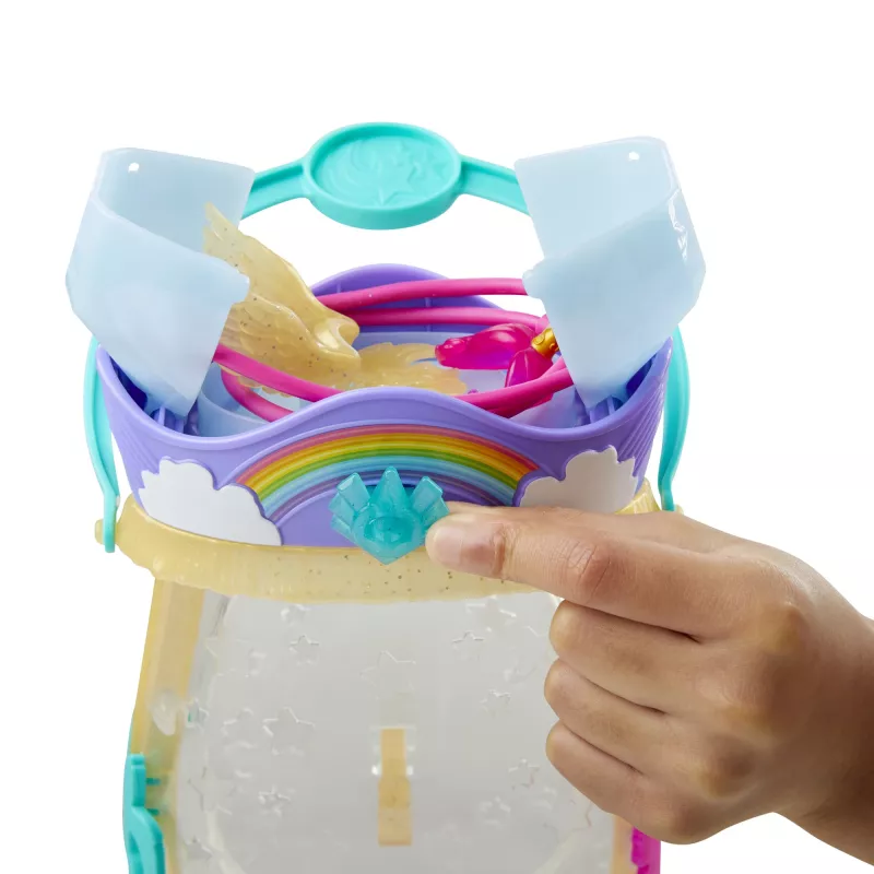 My Little Pony : Una nueva generación – Linterna Sparkle Reveal Sunny Starscout – Juguete luminoso con 25 piezas, sorpresas