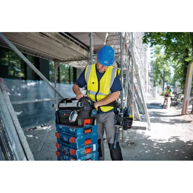 Bosch GWT 20 Professional 1600A025L6 bolsa de herramientas, poliéster 1000D, capacidad de carga 23 kg, negro/azul