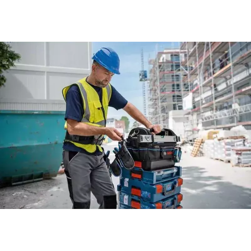 Bosch GWT 20 Professional 1600A025L6 bolsa de herramientas, poliéster 1000D, capacidad de carga 23 kg, negro/azul