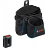 Bosch GWT 2 Professional 1600A0265S bolsa de herramientas, poliéster 1000D, capacidad de carga de 5 kg, negra/azul