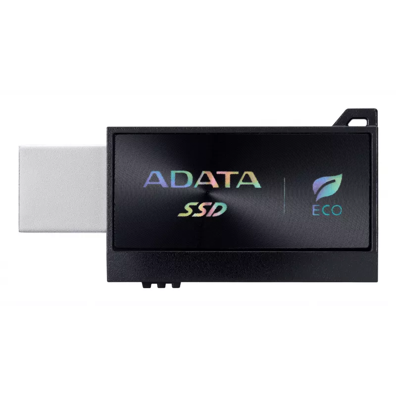 SSD externo ADATA SC730 1 TB, USB Type-C 3.2 Gen 2, 600/600 MB/s, Negro, carcasa de plástico