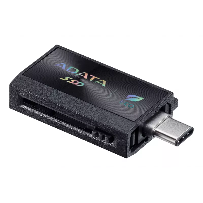 SSD externo ADATA SC730 1 TB, USB Type-C 3.2 Gen 2, 600/600 MB/s, Negro, carcasa de plástico