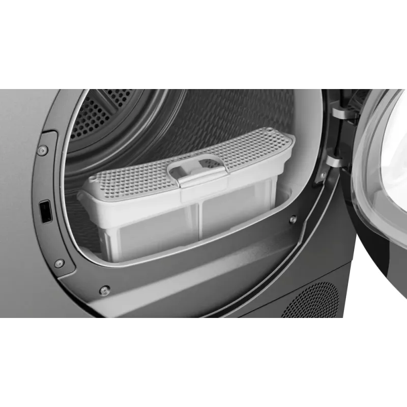 Bosch Serie 6 WQG243DR10 Secadora con bomba de calor independiente carga frontal 9 kg Gris
