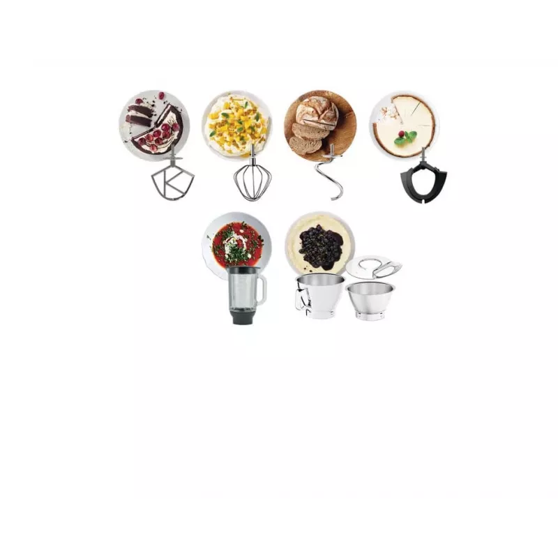 Kenwood KVC85.124SI Robot de cocina 1200 W 5 L Plata Báscula integrada