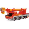 Vehículo grúa de rescate de juguete Simba‑Dickie Bombero Sam 2 en 1 (rojo/amarillo)