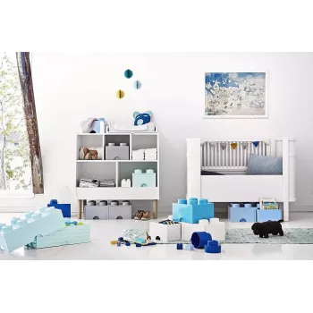 Unidad de cajones room copenhagen LEGO Brick Drawer 4, gris, cajón de almacenamiento modular