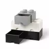 Unidad de cajones room copenhagen LEGO Brick Drawer 4, gris, cajón de almacenamiento modular