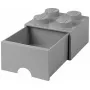 Unidad de cajones room copenhagen LEGO Brick Drawer 4, gris, cajón de almacenamiento modular