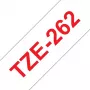 Cinta laminada Brother 36 mm, rojo sobre blanco, TZe, transferencia térmica, China, 5 año(s), Brother