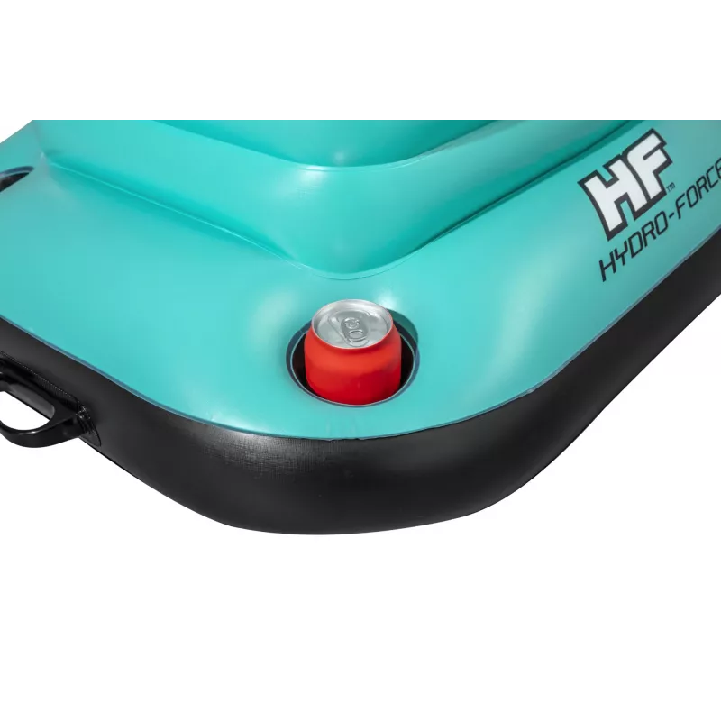Nevera portátil Bestway 43191 49 L negra, gris, naranja