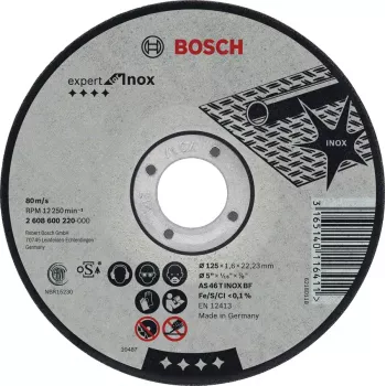 Accesorio para amoladora angular Bosch 2 608 600 095 disco de corte