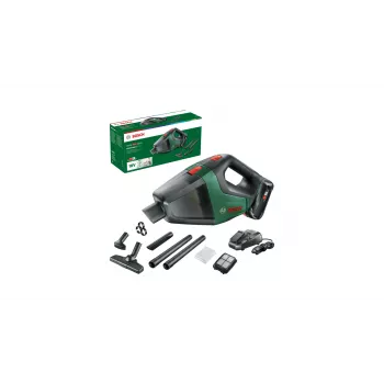 Bosch Universal Vac 18 aspirador de batería 2 en 1, batería, en seco, sin bolsa, negro, verde, 2,5 Ah