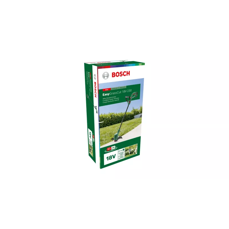 Bosch EasyGrassCut 18V-230 cortabordes a batería, 2 Ah, 23 cm