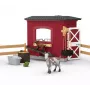 schleich FARM WORLD establo de cabras, granja, granja, animales de granja/juguete de granja, 3 años, multicolor