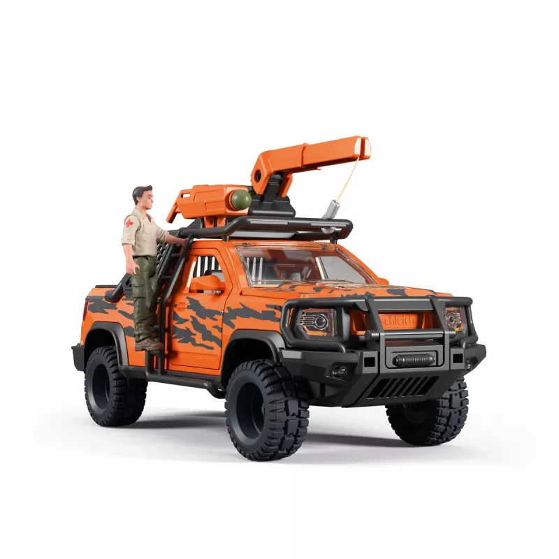 Set de juego Schleich Off-Road Adventure in the Jungle — temática jungla, figuras de plástico, edades 3–8