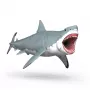 schleich dinosaurio Megalodon, 4 años, conquistar la Tierra, dinosaurios y volcán, multicolor