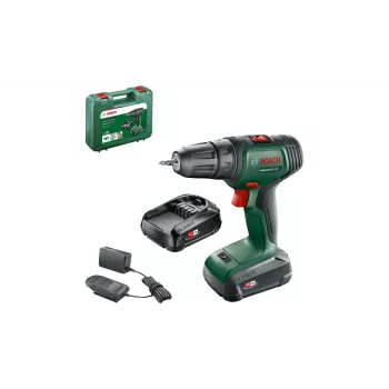Bosch UniversalDrill 18V 1450 rpm portabrocas de cambio rápido 1,2 kg negro, verde