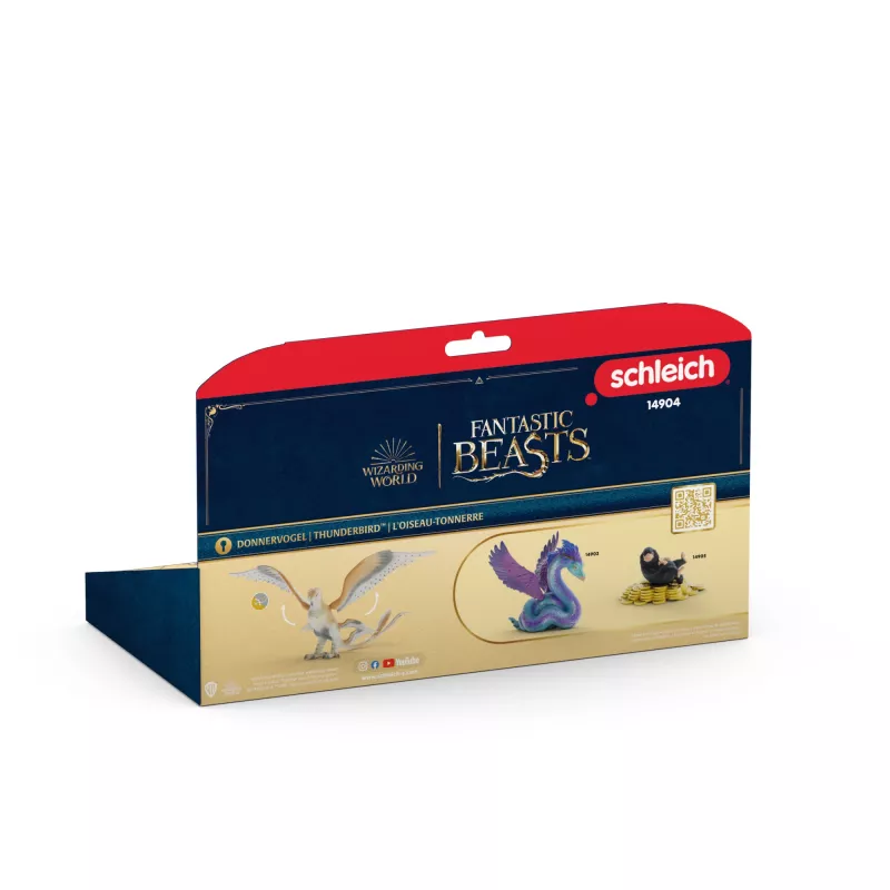 Schleich Wizarding World Animales fantásticos figura de juego Ave del Trueno, réplica realista, figura de colección