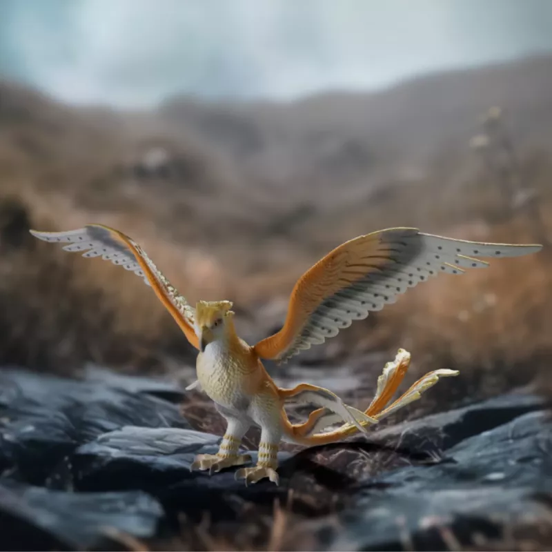 Schleich Wizarding World Animales fantásticos figura de juego Ave del Trueno, réplica realista, figura de colección