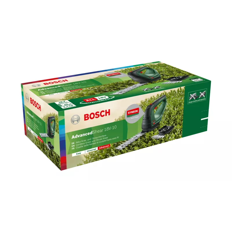 Bosch AdvancedShear 18V-10 tijera cortacésped de batería 10 cm ion-litio (Li-Ion) negro, verde