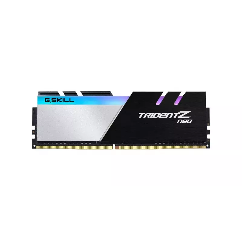DIMM 16 GB DDR4-3200 (2x 8 GB) Kit dual, memoria RAM negro/blanco, F4-3200C16D-16GTZN, Trident Z Neo, INTEL XMP